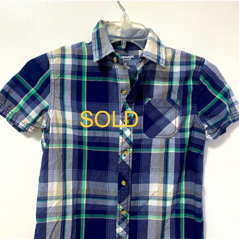Boys size 8 button up Arizona Jean company brand